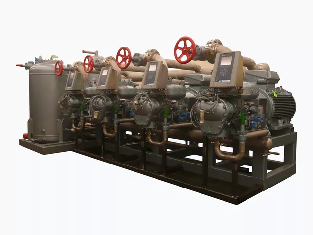 On rack compressor unit