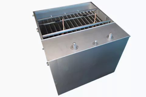 350 kW BUCO ice bank top partially opened