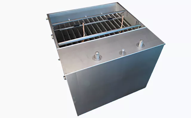 350 kW BUCO ice bank top partially opened